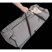 Tragebrettchen "Siebenschläfer", grau-meliert