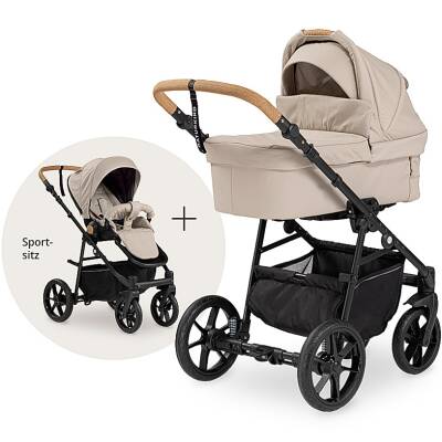Naturkind Mads "Creme", Sportwagen inkl. Babykorb