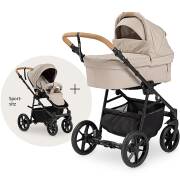 Naturkind Mads "Creme", Sportwagen inkl. Babykorb